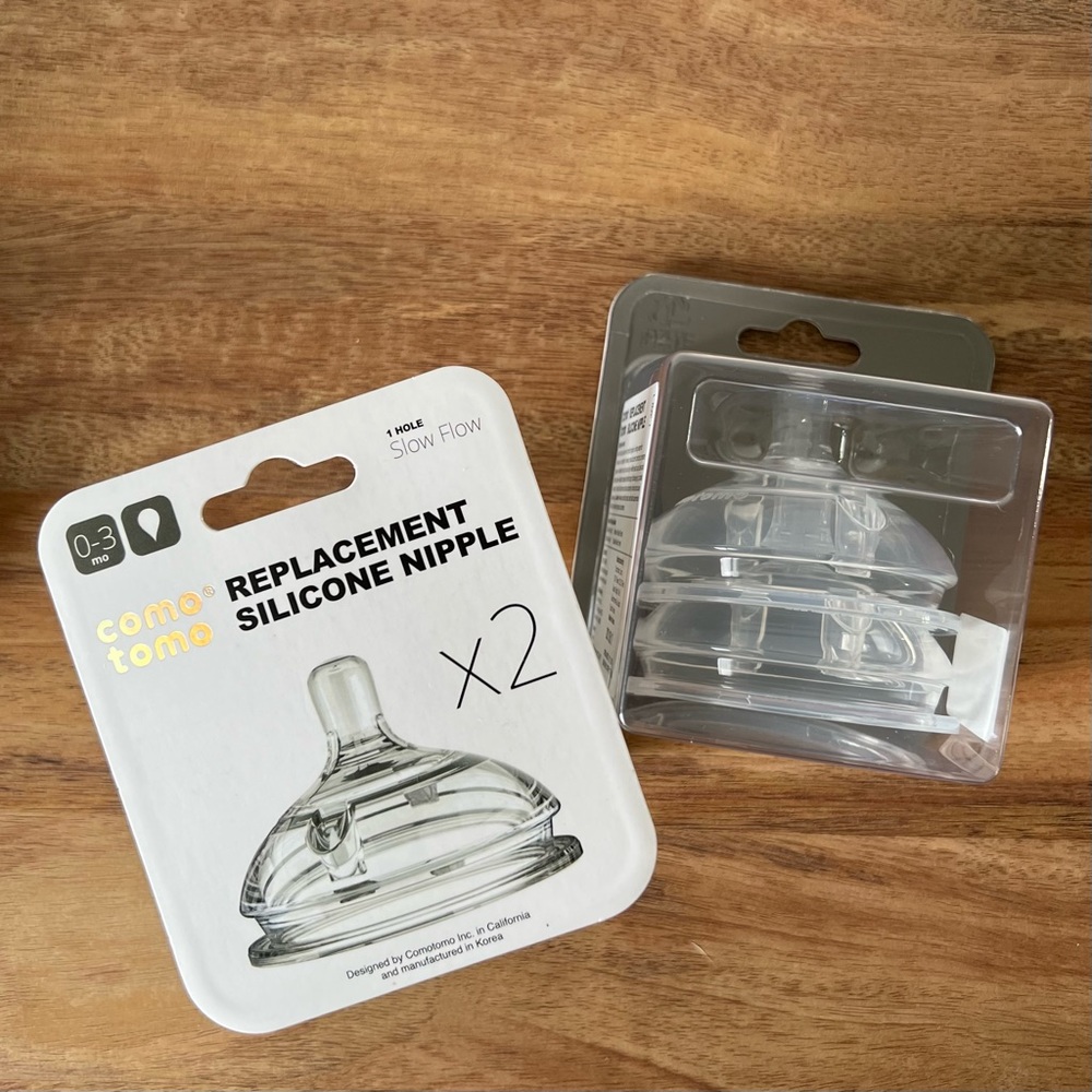 NEW • 4 Como Tomo Nipple 0-3 Months